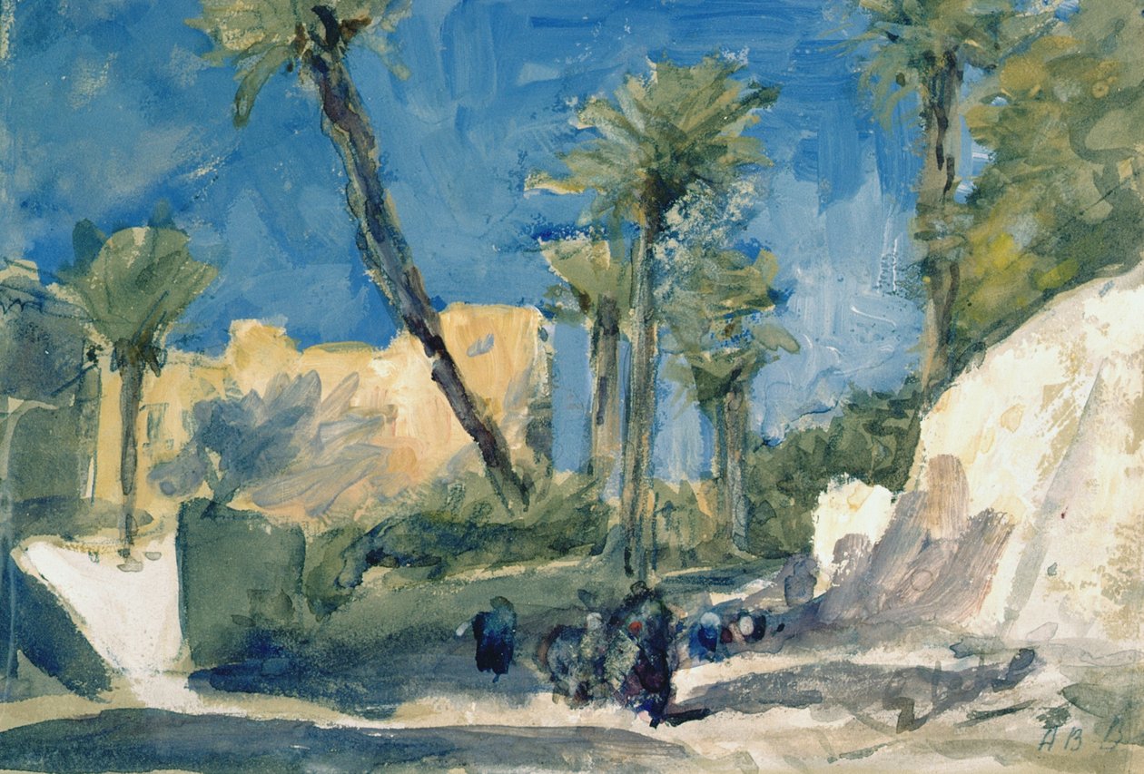 The Date Palms v Elche, Španělsko od Hercules Brabazon Brabazon
