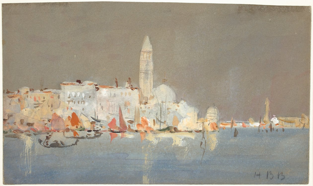 Benátské capriccio se zvonicí od Hercules Brabazon Brabazon