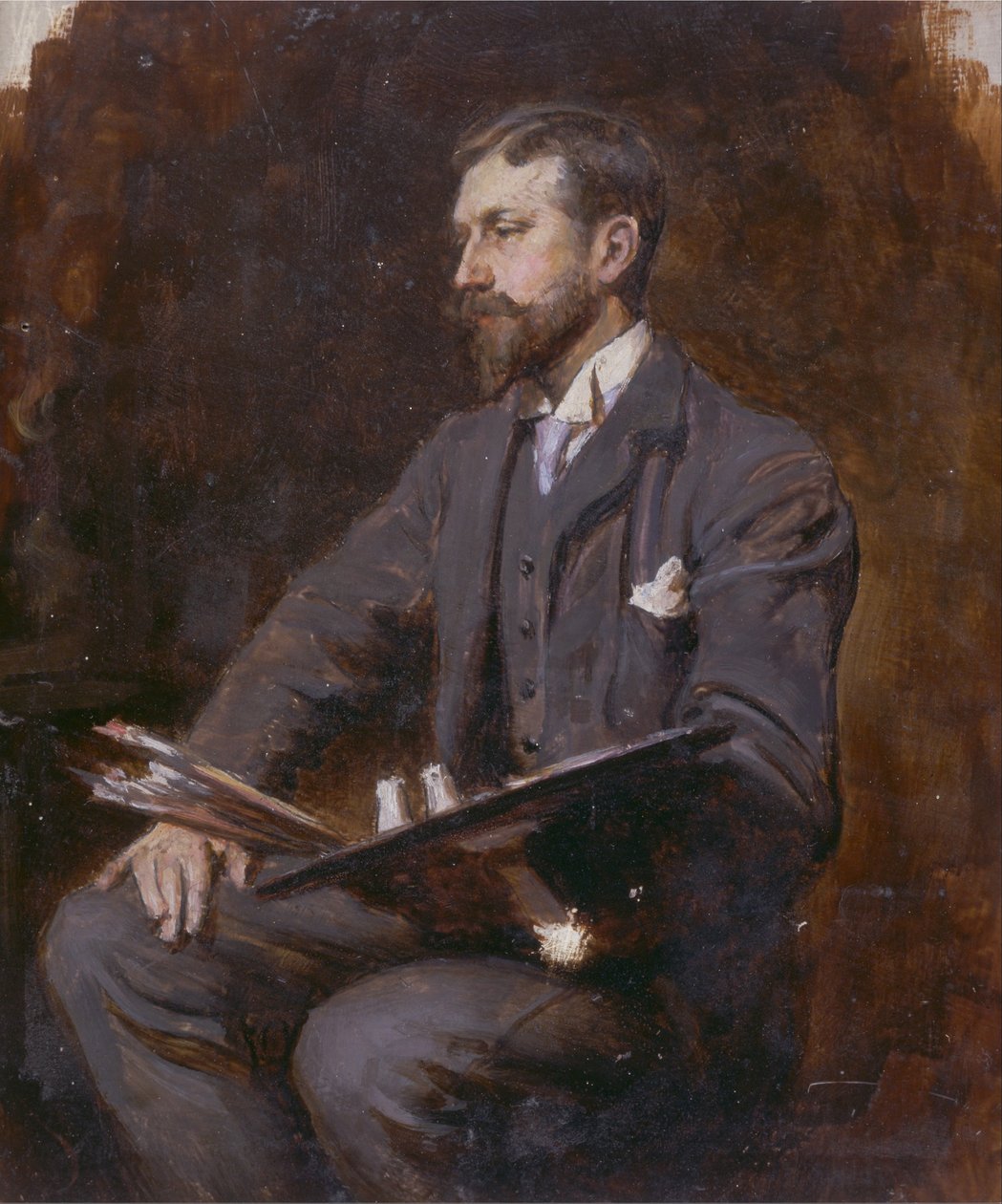 Autoportrét od Herman Gustave Herkomer