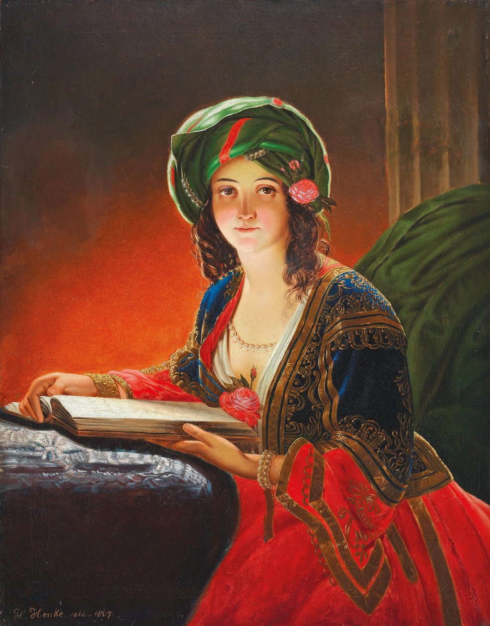 Orientální žena od Herman Henke