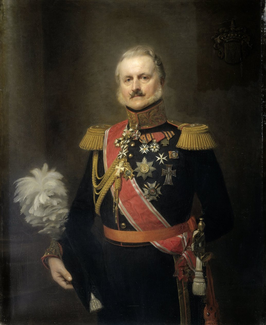 Antonie Frederick Jan Floris Jacob Baron van Omphal (1788-1863), generálporučík od Herman Antonie de Bloeme
