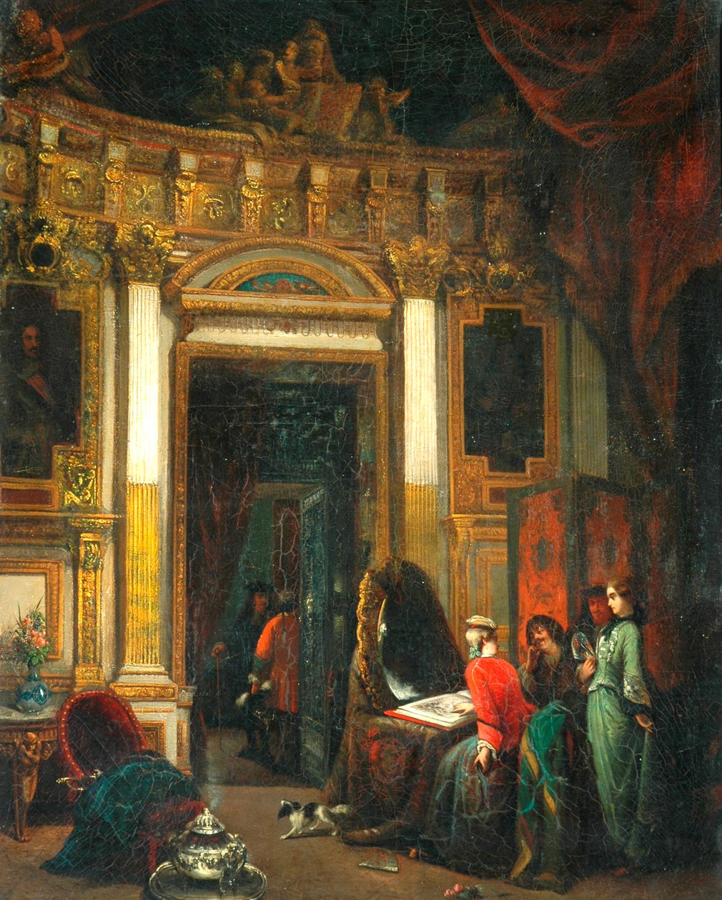 Interiér S Postavami od Herman Frederik Carel Tenkate