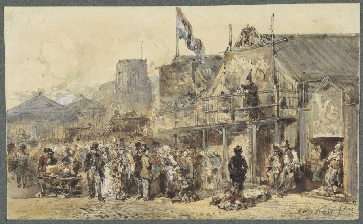 Veletrh v Leeuwardenu, Oldenhove na obzoru od Herman Frederik Carel ten Kate