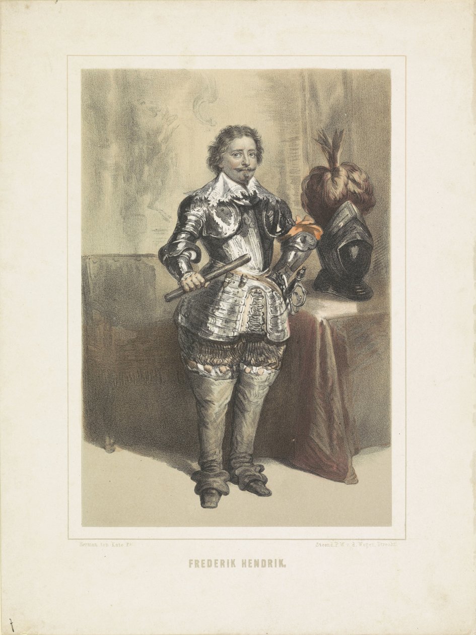 Portrét Frederika Hendrika, prince Oranžského od Herman Frederik Carel ten Kate