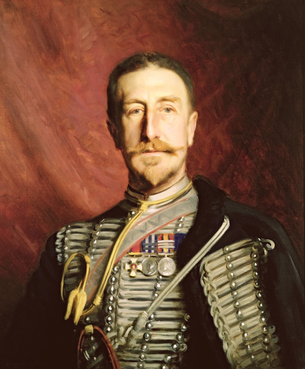 Plukovník Frederick Richard Thomas Trench-Gascoigne DSO od Herman Gustave Herkomer