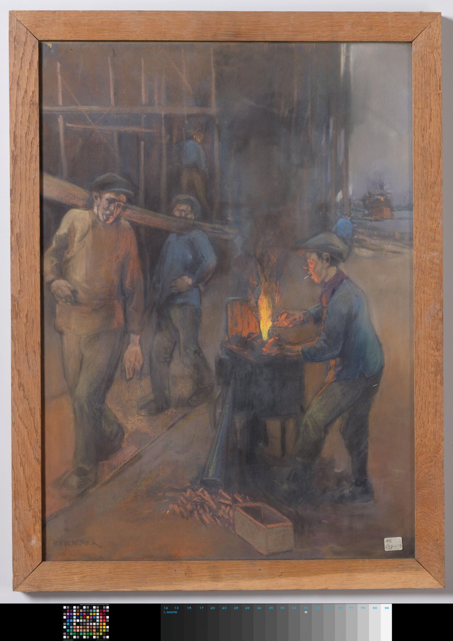 Zářící nýty v loděnici od Herman Heijenbrock