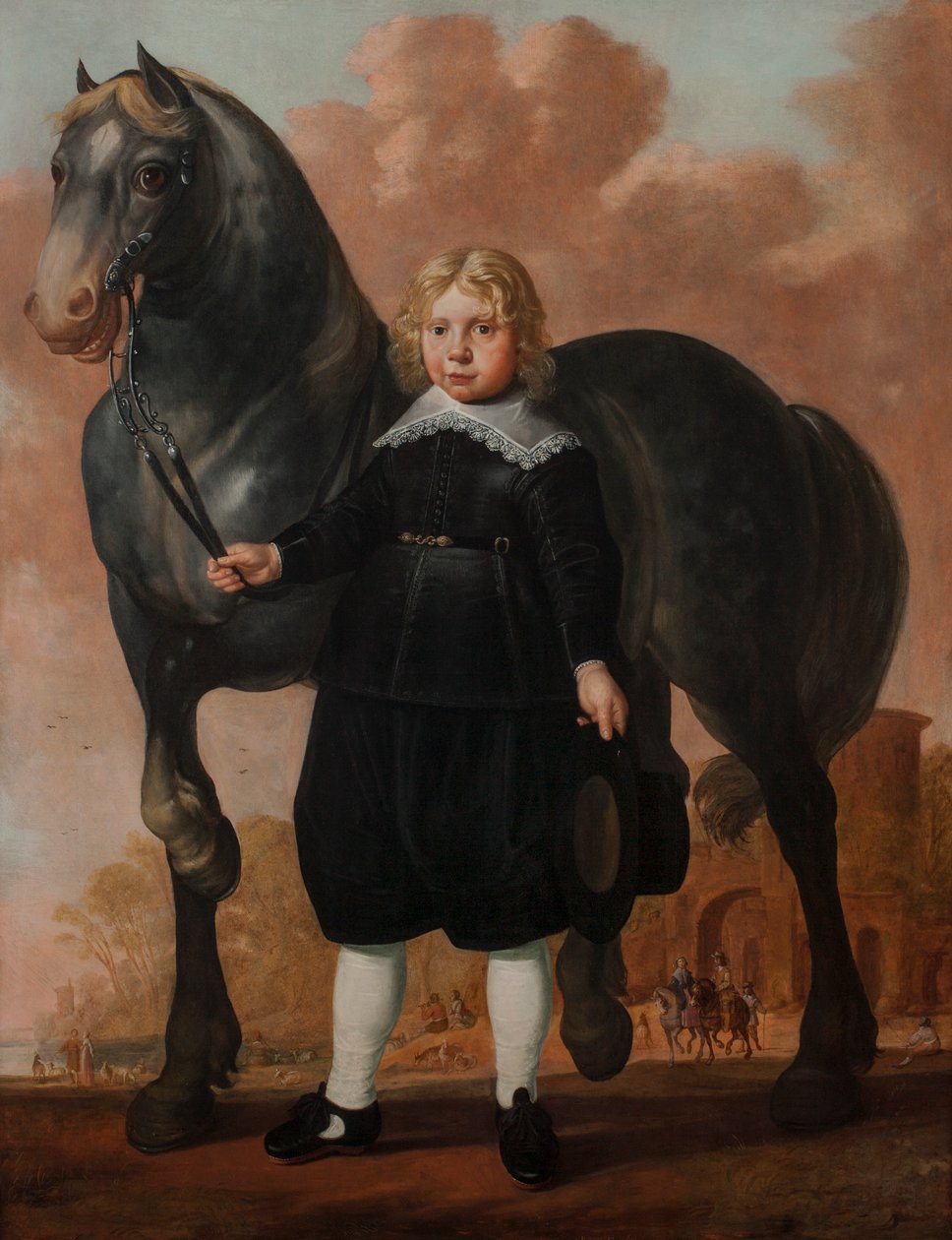 Mladý chlapec se svým koněm, 1646 od Herman Mijnerts Doncker