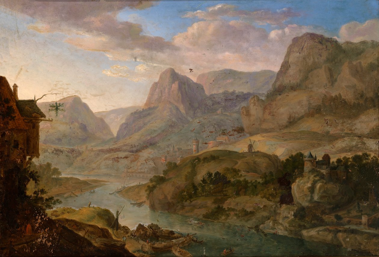Krajina, 17. století od Herman Saftleven the Younger