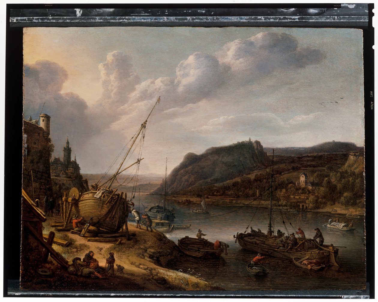 Říční krajina od Herman the Younger Saftleven