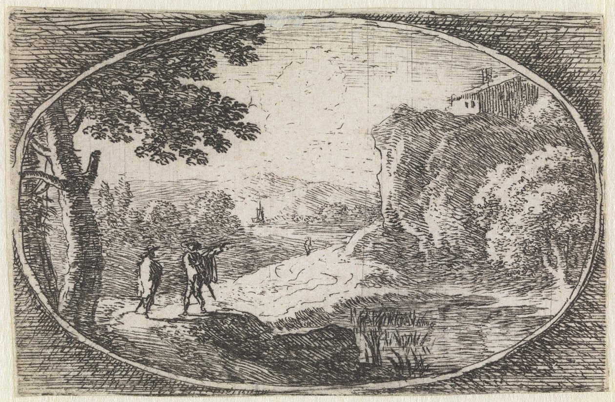 Krajina (č. 15 ze série: Varie campestrum fantasiae) od Herman van Swanevelt