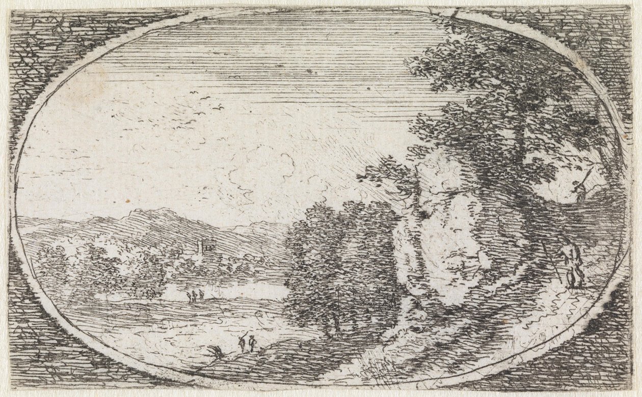 Krajina (č. 19 ze série: variae campestrum fantasiae) od Herman van Swanevelt