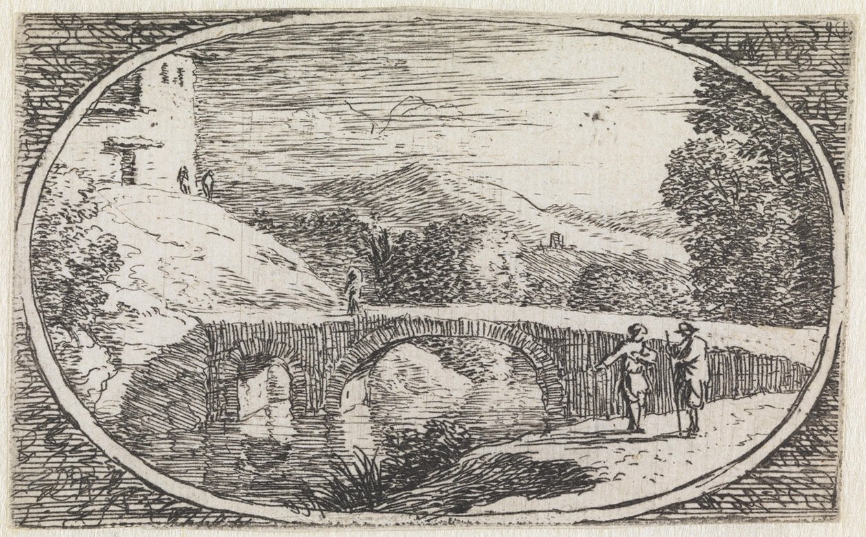 Krajina (č. 6 ze série: Variae campestrum fantasiae) od Herman van Swanevelt