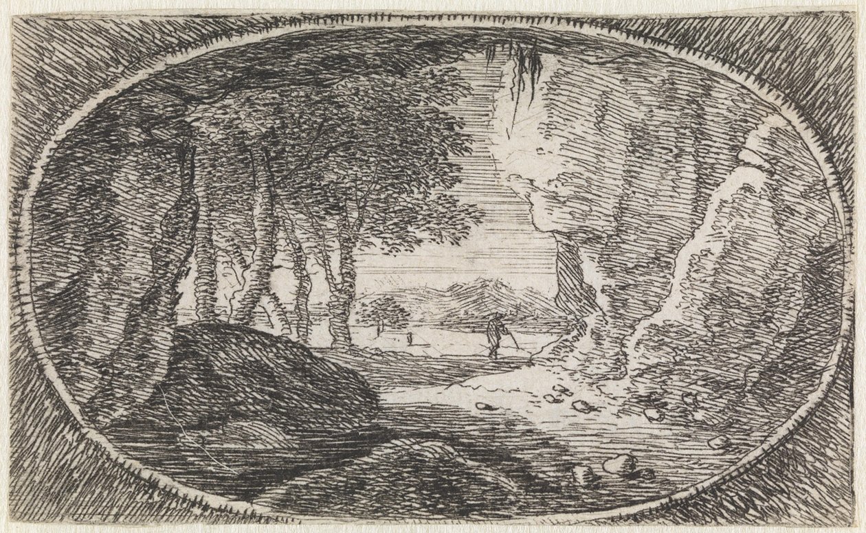 Krajina (č. 8 ze série: variae campestrum fantasiae) od Herman van Swanevelt