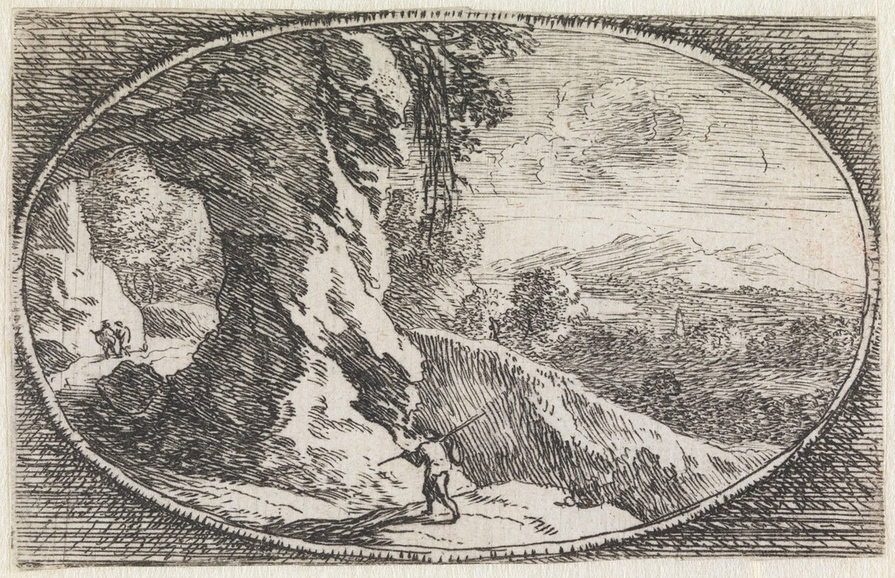Krajina (č. 9 ze série: Variae campestrum fantasiae) od Herman van Swanevelt
