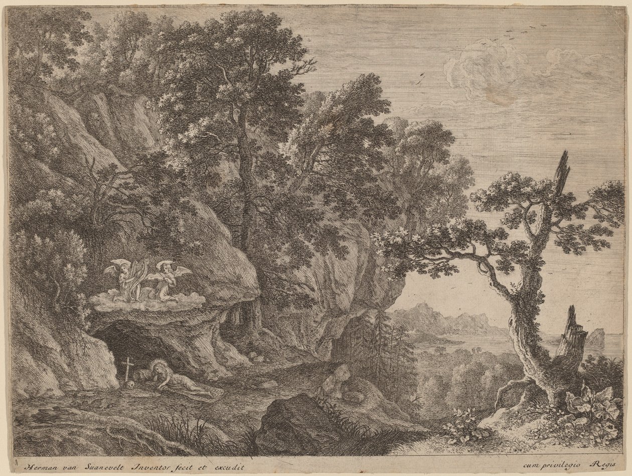 Marie Magdalena kající od Herman van Swanevelt