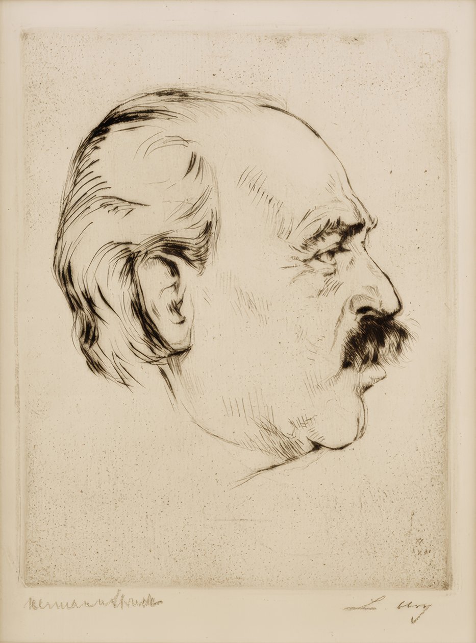 Portrét Malého Uryho od Hermann Struck