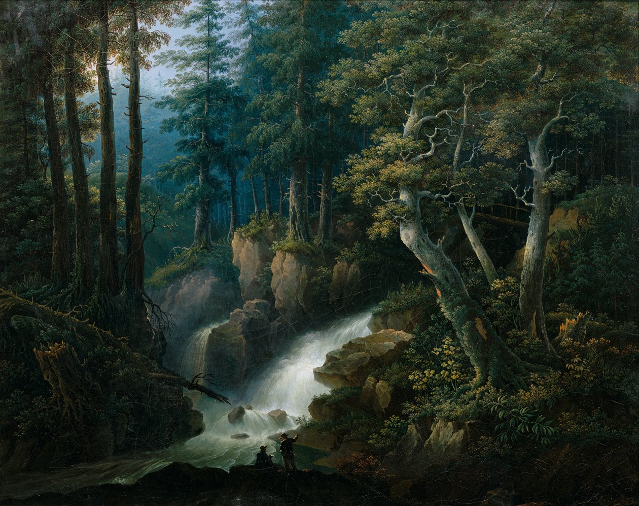 Vodopád Ilse na Brocken v pohoří Harz od Hermann Josef Neefe