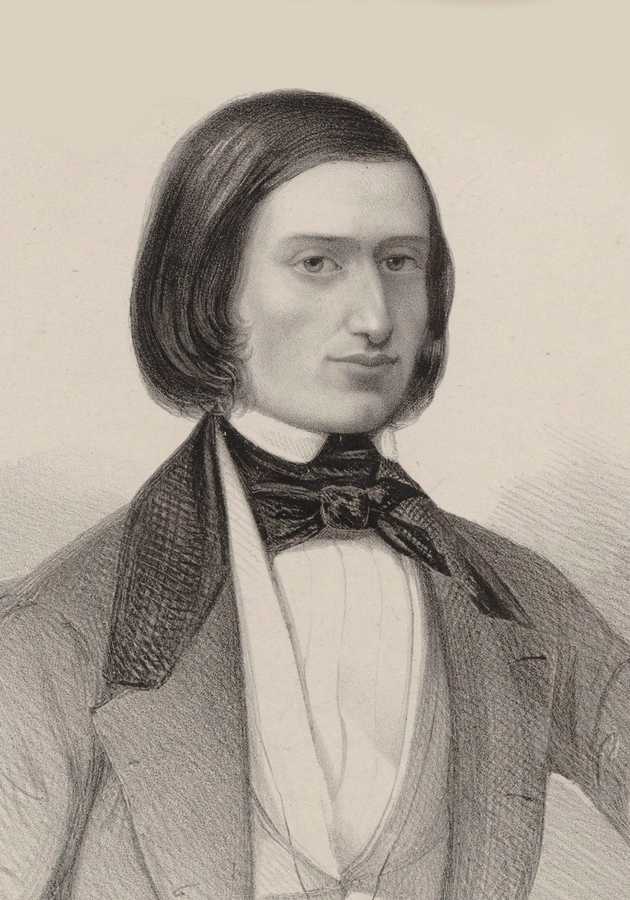 Portrét Jacquese Offenbacha 1819-1880, 1846. od Hermann Raunheim