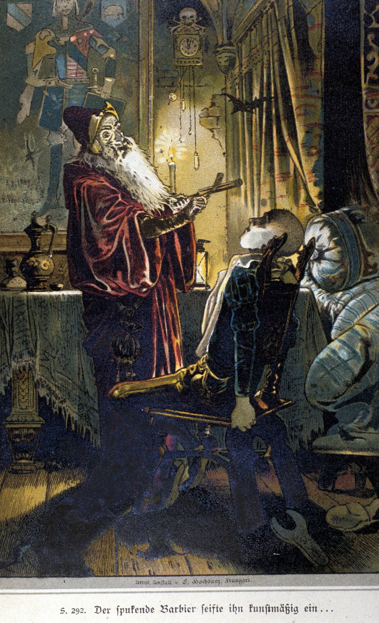 Ilustrace Vogela k příběhu bratří Jacoba (1785-1863) a Wilhelma (1786-1859) Grimmů od Hermann Vogel