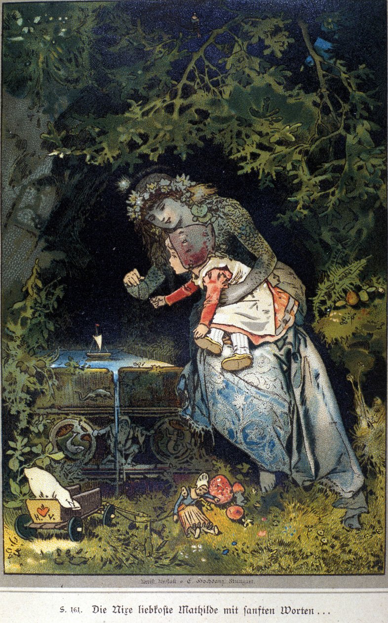 Ilustrace Vogela k příběhu bratří Jacoba (1785-1863) a Wilhelma (1786-1859) Grimmů od Hermann Vogel