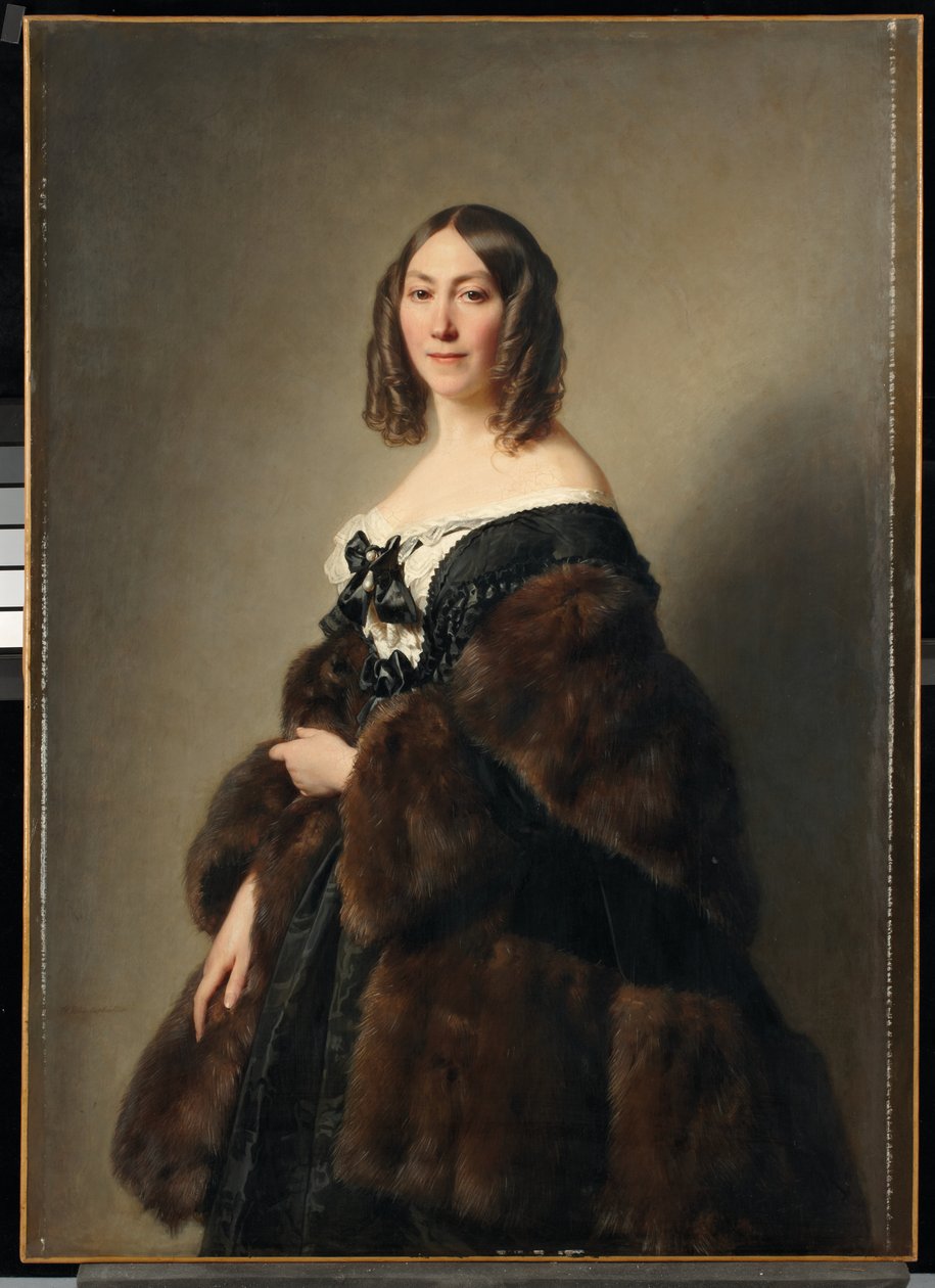 Portrét Cécile Charlotte Furtado-Heine (olej na plátně) od Hermann Winterhalter