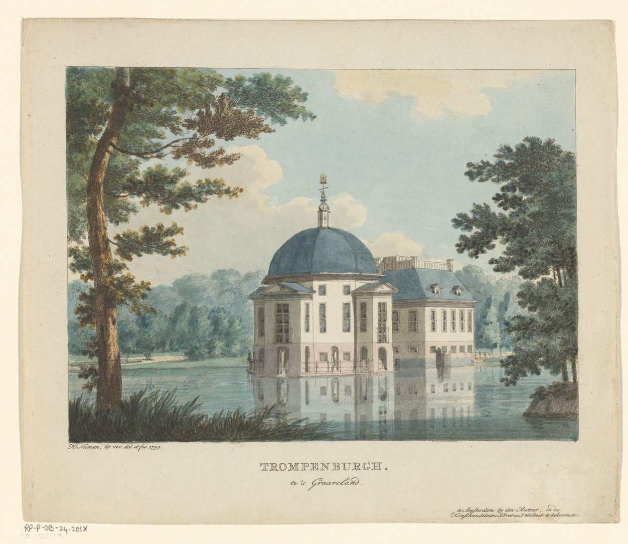 panství Trompenburg Trompenburgh v 