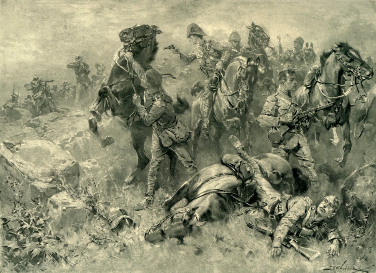 „Neštěstí pro Scots Grays v Klippanu, 18. února 1902“, 1902. od Hermanus Willem Koekkoek