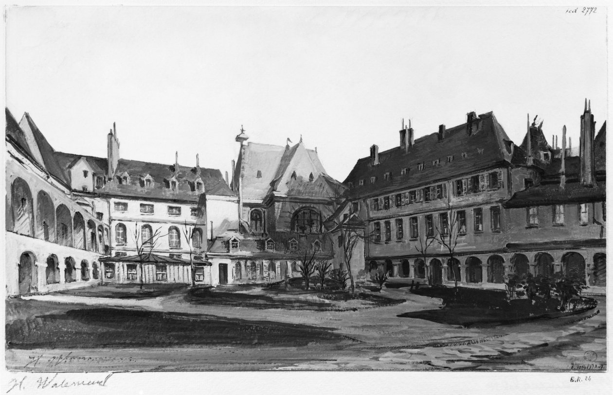 Pohled na Maternite Port-Royal, klášter, 1905 od Herminie Waterneau