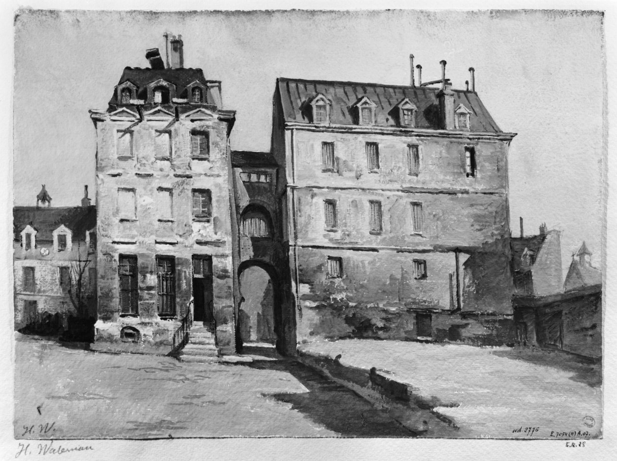 Pohled na Maternite Port-Royal, vstupní klenba, 1905 od Herminie Waterneau