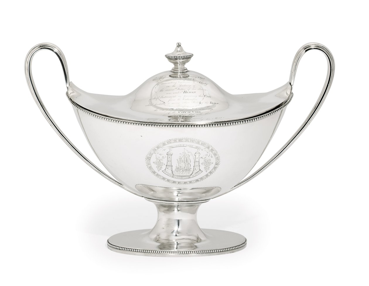 Polévková mísa a kryt George III, 1787 od Hester Bateman