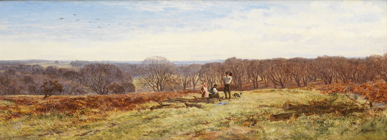 V New Forest, Hampshire od Heywood Hardy
