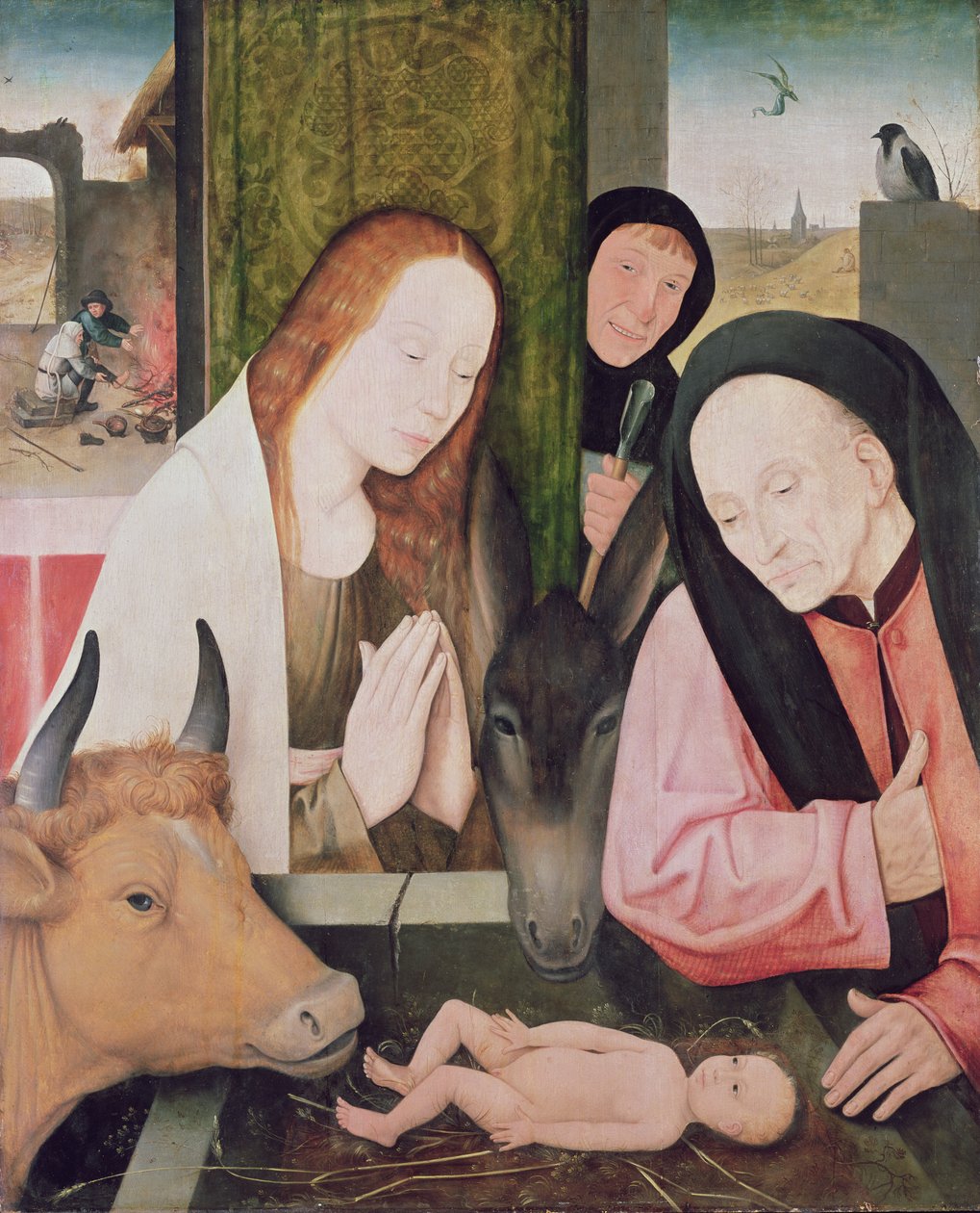 Adorace dítěte od Hieronymus Bosch