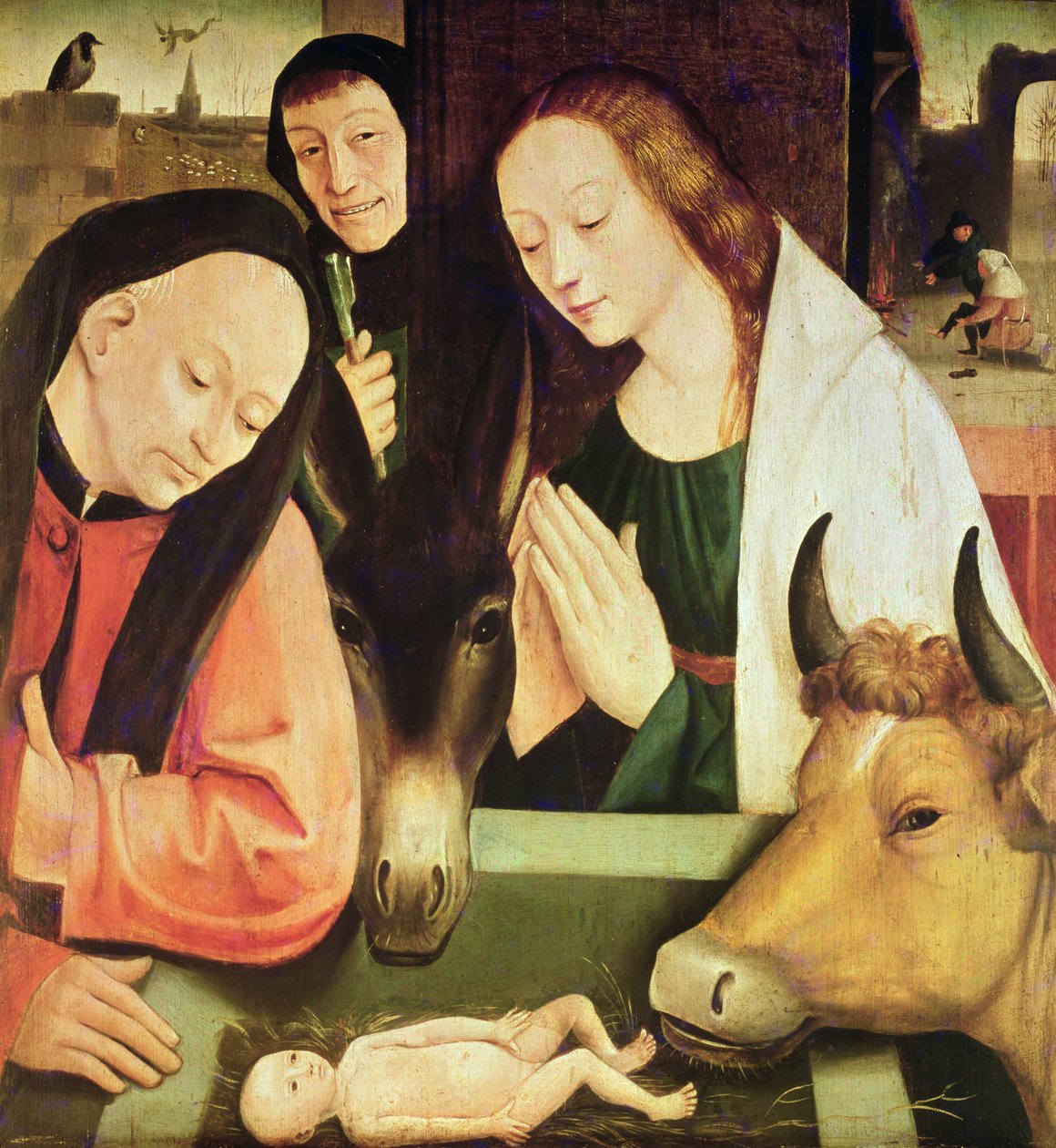 Klanění pastýřů (olej na dubové desce) od Hieronymus Bosch