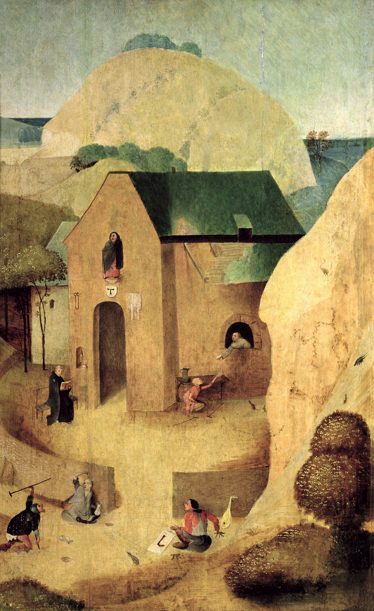 Antonínské převorství (reverzní strana 28165) od Hieronymus Bosch