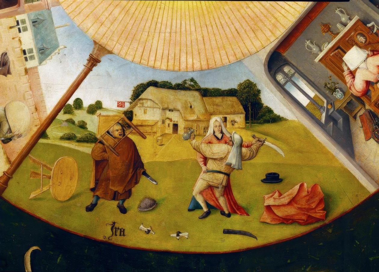 Sedm hlavních hříchů a čtyři poslední věci od Hieronymus Bosch