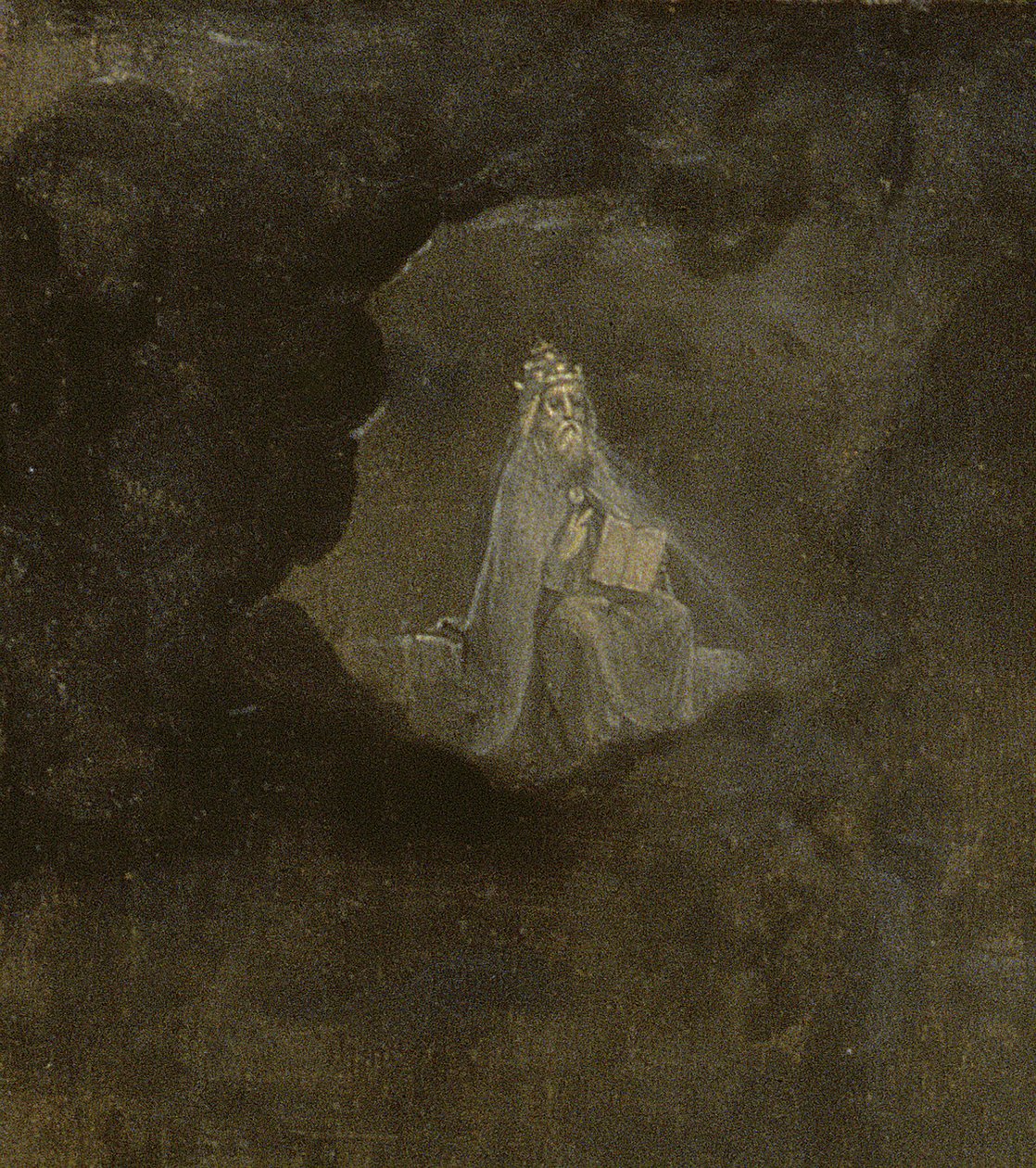 Bůh stvořil svět ze „Zahrady pozemských rozkoší“, 1490-1500 od Hieronymus Bosch