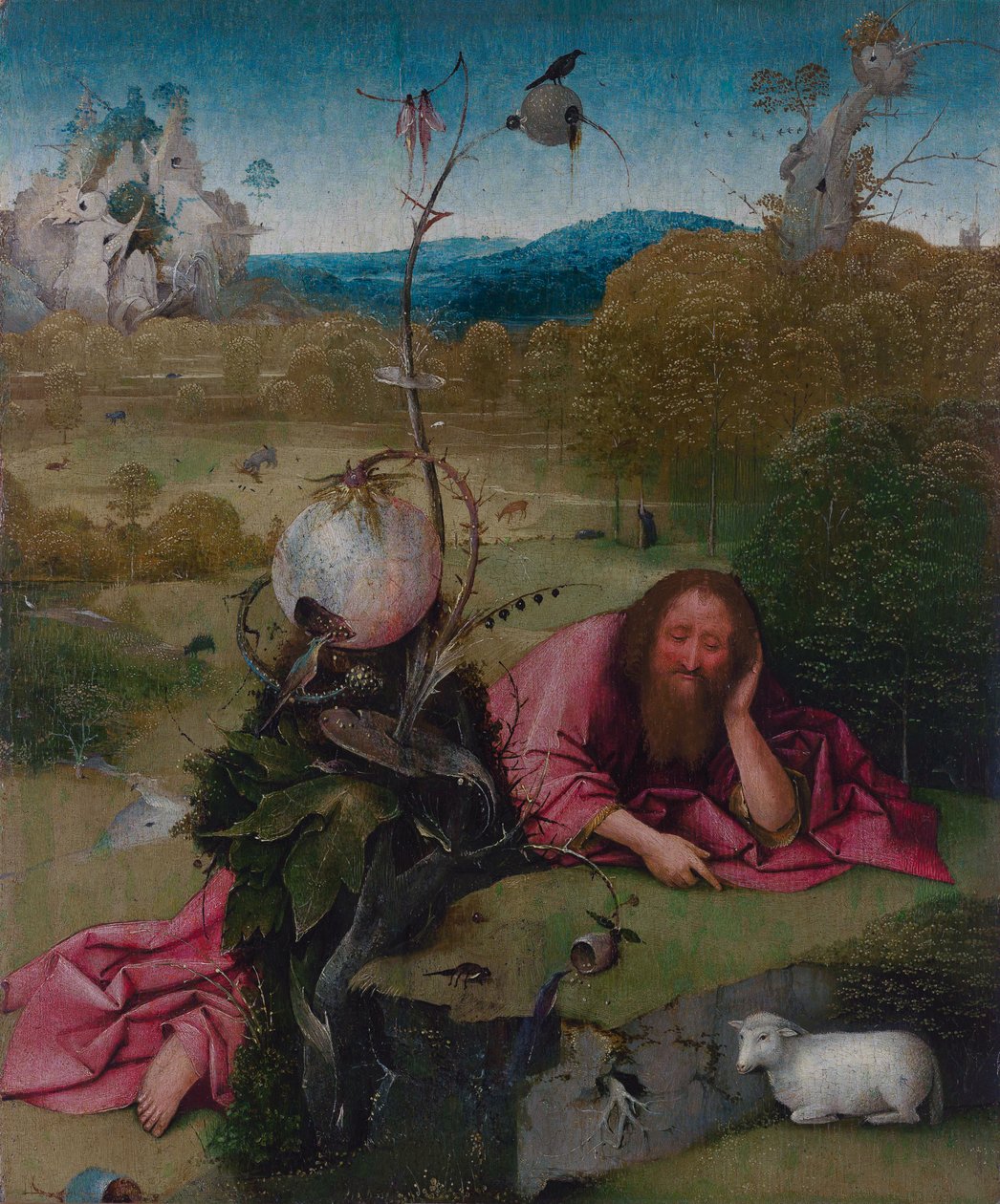 Svatý Jan Křtitel v divočině od Hieronymus Bosch