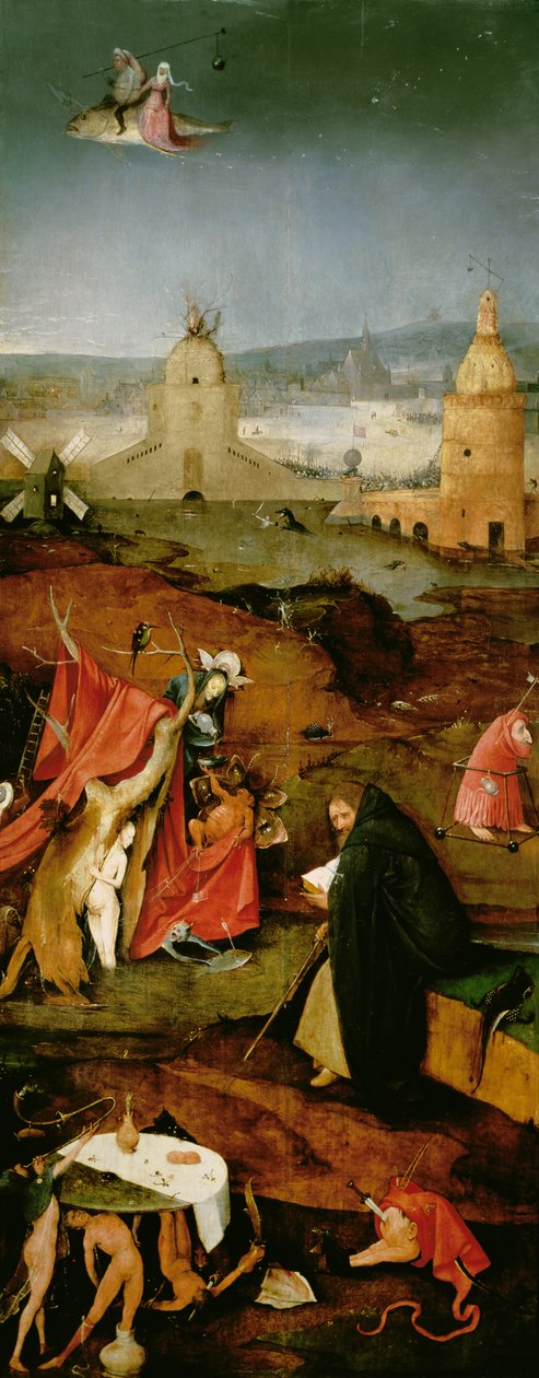 Pokušení svatého Antonína (pravý panel) (viz také 821, 44162, 59834, 67838 a 67839) od Hieronymus Bosch