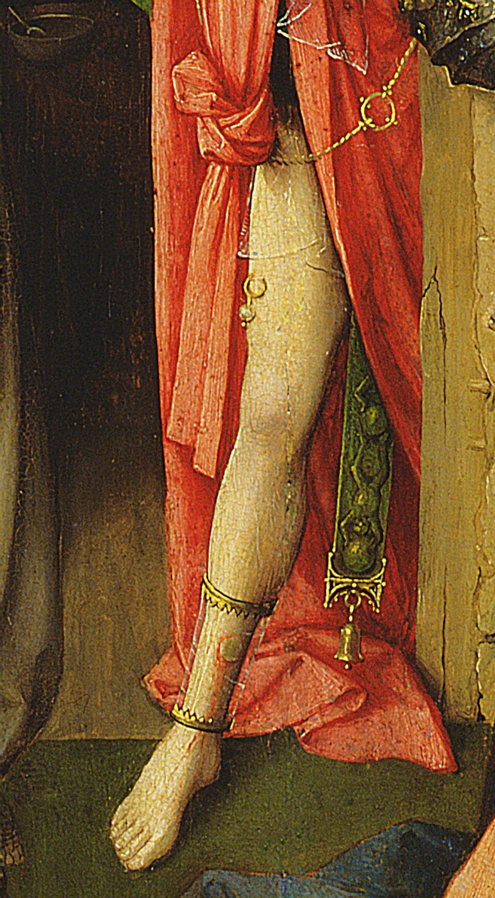 Klanění tří králů, detail Antikrista, 1510 (detail 3427) od Hieronymus Bosch