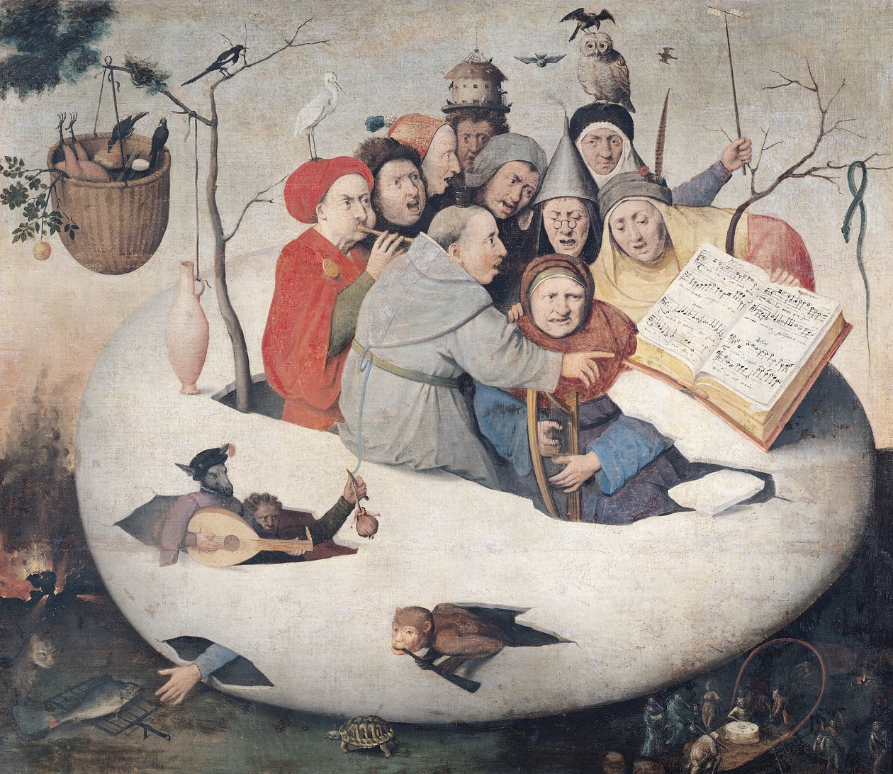 Koncert ve vejci od Hieronymus Bosch