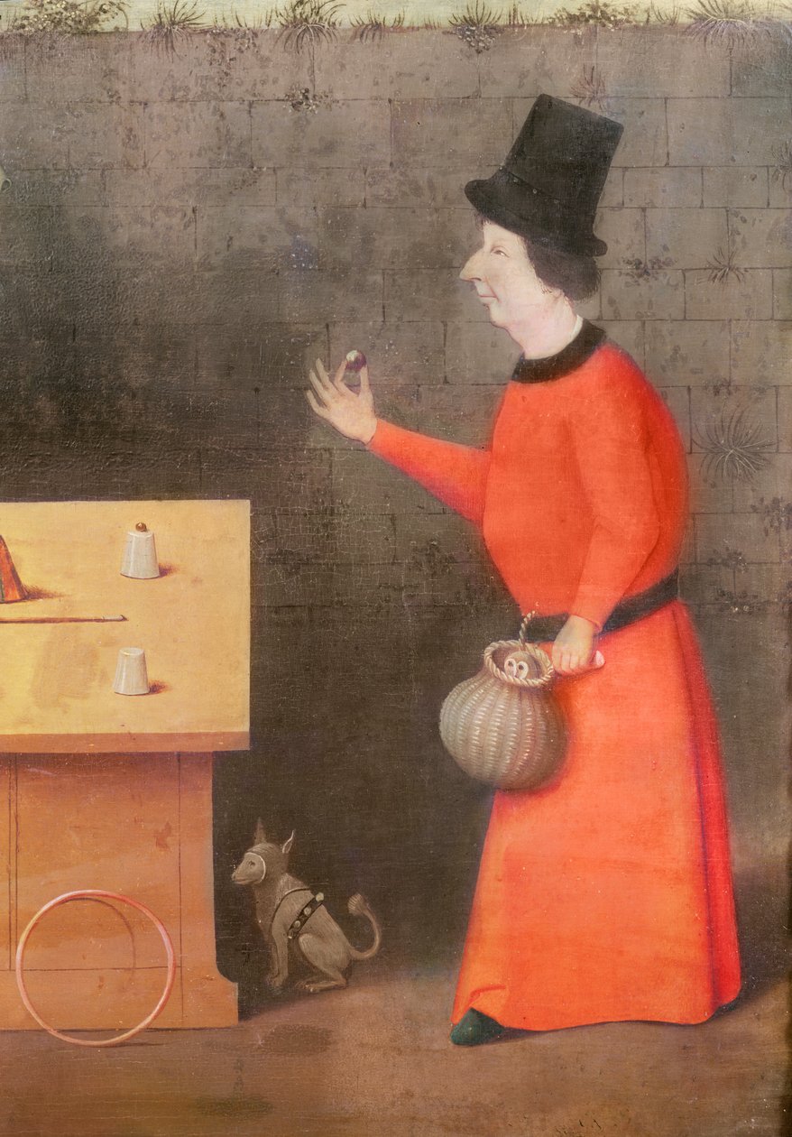 Zaklínač, detail (viz také 93883) od Hieronymus Bosch