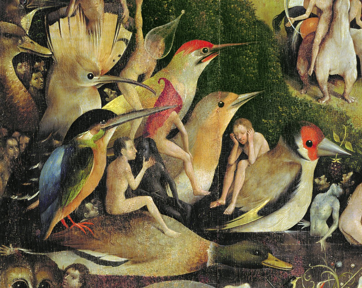 Zahrada pozemských rozkoší, cca 1500 (detail 3425) od Hieronymus Bosch