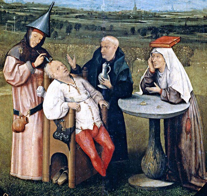 Řezání kamene od Hieronymus Bosch