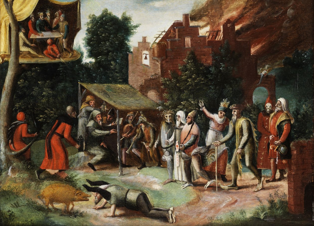 Pokušení svatého Antonína od Hieronymus Bosch
