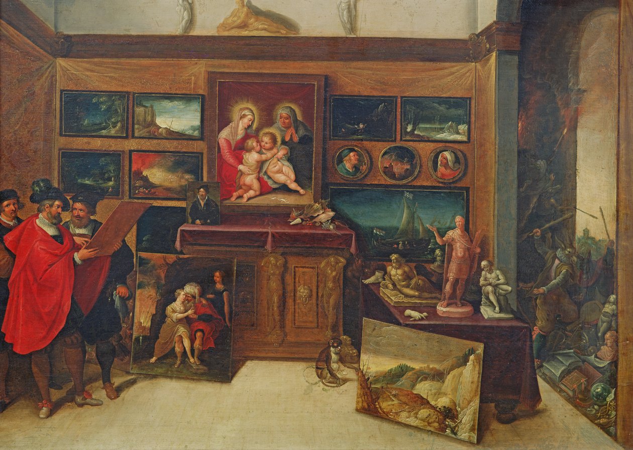 Amatérská výstavní síň, c.1620 od Hieronymus II Francken