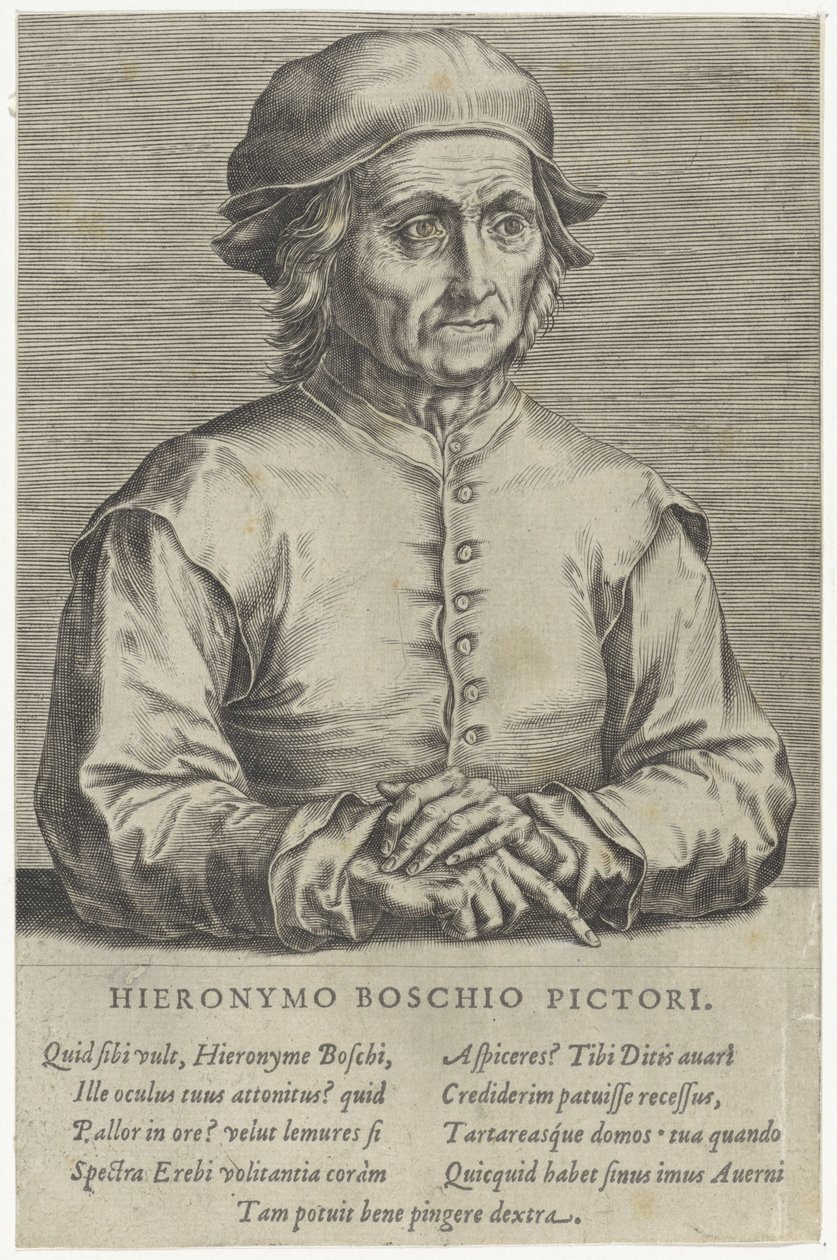 Portrét Hieronyma Bosche od Hieronymus (after) Bosch