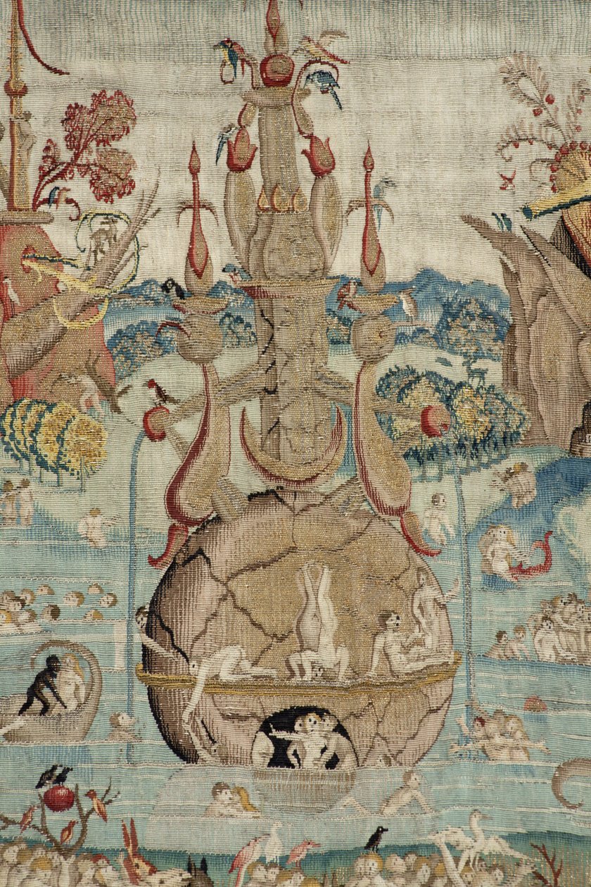 Zahrada pozemských rozkoší. ca. 1560 (tapisérie) od Hieronymus (after) Bosch