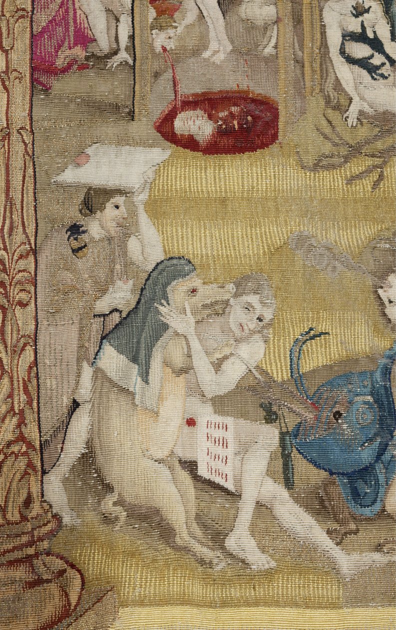 Zahrada pozemských rozkoší. ca. 1560 (tapisérie) od Hieronymus (after) Bosch