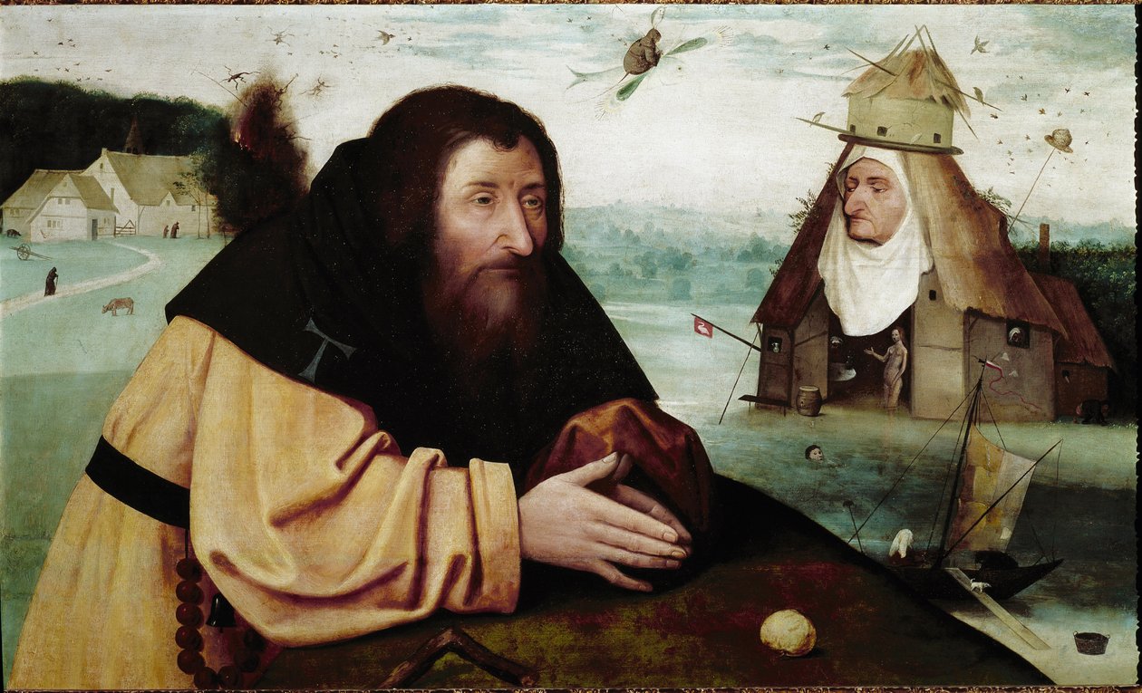 Pokušení svatého Antonína (olej na dubovém panelu, kolem roku 1501) od Hieronymus (after) Bosch