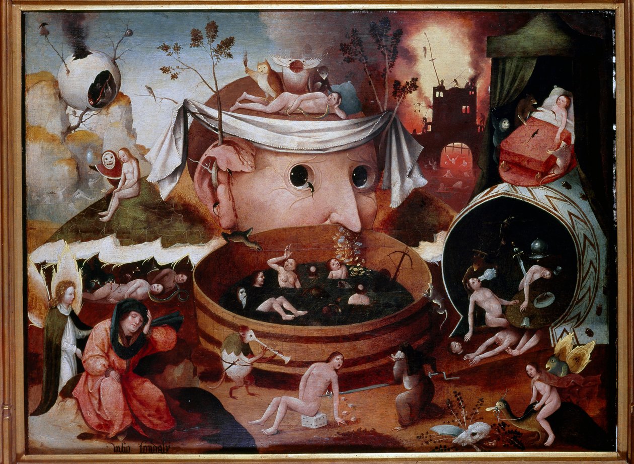 Tondailova vize od Hieronymus (follower of) Bosch